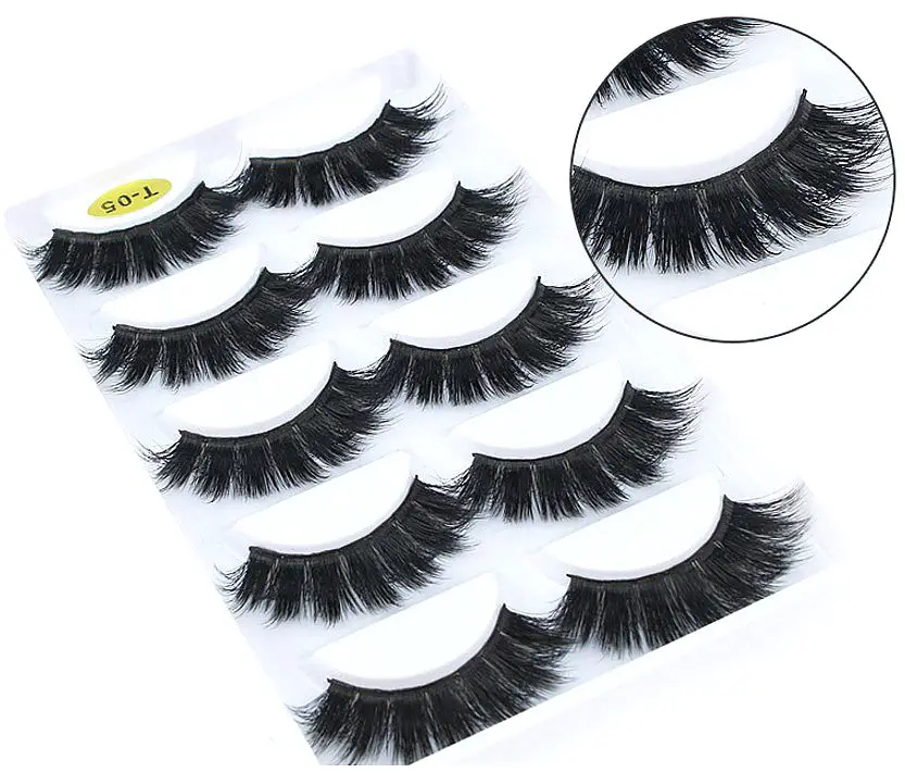 NEW 5 pairs 100% Real Fake Mink Eyelashes 3D Natural False Eyelashes 3d Mink Lashes Soft Eyelash Extension Makeup Kit Cilios 05
NEW 5 pairs 100% Real Fake Mink Eyelashes 3D Natural False Eyelashes 3d Mink Lashes Soft Eyelash Extension Makeup Kit Cilios 05