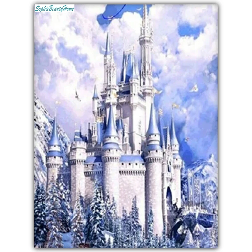 Sophie Beauty Home 5D DIY Diamond Embroidered Castle Landscape 3D Mosaic Cross Stitch Set Wall Stickers Full Decoration Pattern
Sophie Beauty Home 5D DIY Diamond Embroidered Castle Landscape 3D Mosaic Cross Stitch Set Wall Stickers Full Decoration Pattern