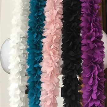 Wide 6cm 3D Chiffon Shivering Flowers Lace Trim Sewing Supplies Dress Decoration Small Petals Flower Lace Fabric Applique
Wide 6cm 3D Chiffon Shivering Flowers Lace Trim Sewing Supplies Dress Decoration Small Petals Flower Lace Fabric Applique