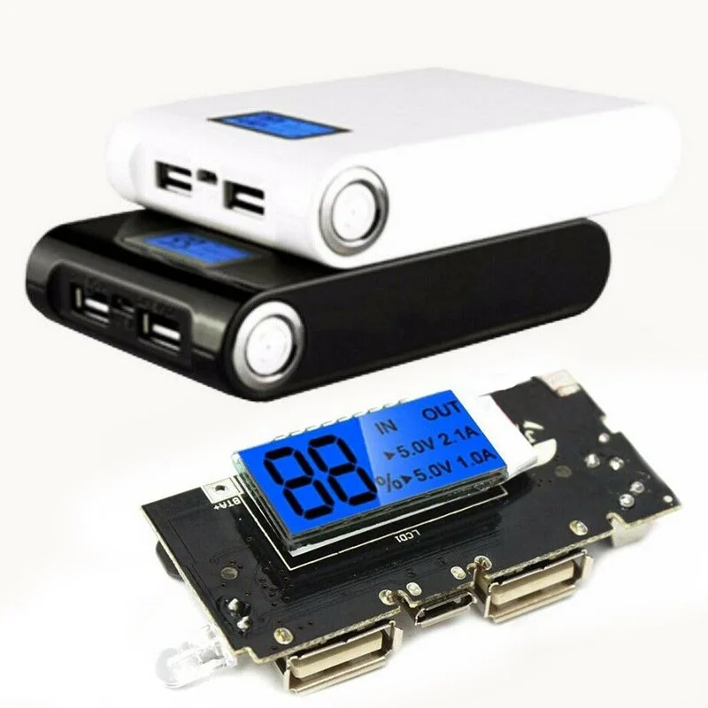 Newly Mobile Power Bank Battery Charger Module Board Dual USB Digital Display 5V 1A/2.1A DC128
Newly Mobile Power Bank Battery Charger Module Board Dual USB Digital Display 5V 1A/2.1A DC128