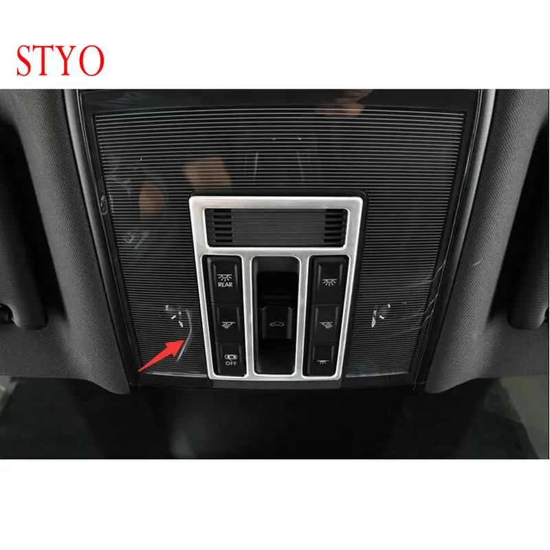 STYO Car Stainless Interior Roof Front Reading Light Lamp Cover Trim For VW ARTEON 2018 2019 CC 2019
STYO Car Stainless Interior Roof Front Reading Light Lamp Cover Trim For VW ARTEON 2018 2019 CC 2019