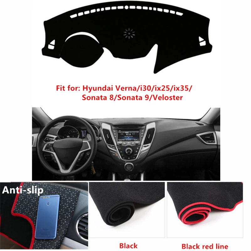 Anti-slip Dashboard Cover Dashmat Pad For Hyundai Verna i30 ix25 ix35 Sonata 8 Sonata 9 Veloster Sun Shade Dash Board Cover
Anti-slip Dashboard Cover Dashmat Pad For Hyundai Verna i30 ix25 ix35 Sonata 8 Sonata 9 Veloster Sun Shade Dash Board Cover