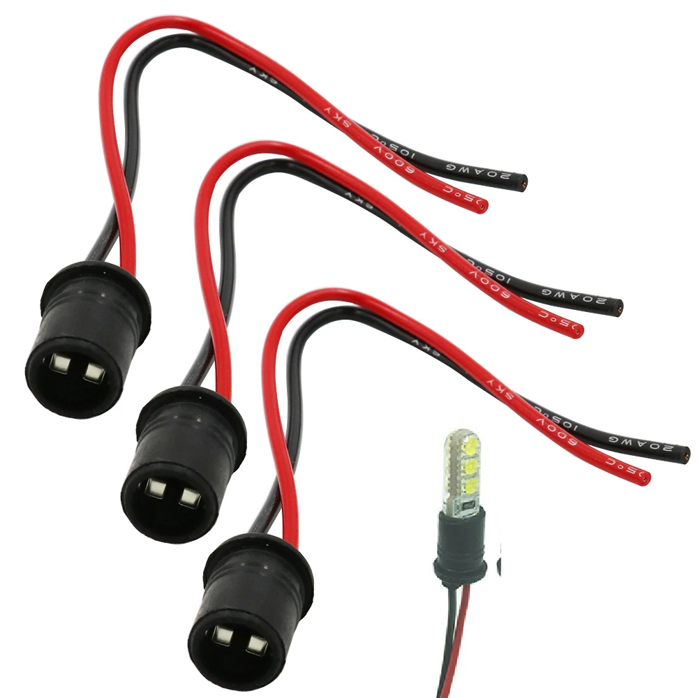 YSY 4pcs T10 W5W 168 194 LED Bulb Connector Socket Car Auto Truck Light Instrument T10 bulb holder LED T10 adapter
YSY 4pcs T10 W5W 168 194 LED Bulb Connector Socket Car Auto Truck Light Instrument T10 bulb holder LED T10 adapter