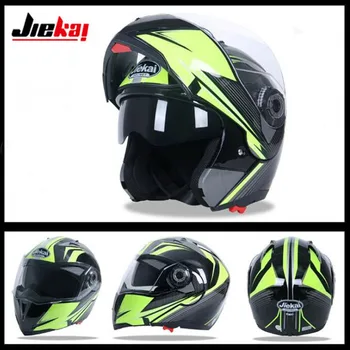 2017 New JIEKAI Double lens Flip Up Motorcycle helmet JK105 Open Face Motorbike helmets made of ABS have 8 color Size M L XL XXL
2017 New JIEKAI Double lens Flip Up Motorcycle helmet JK105 Open Face Motorbike helmets made of ABS have 8 color Size M L XL XXL