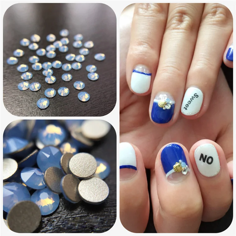 1440pcs/lot blue opal color Flatback Rhinestones for Nails 3D Nail Art Decoration Glitter Crystal
1440pcs/lot blue opal color Flatback Rhinestones for Nails 3D Nail Art Decoration Glitter Crystal