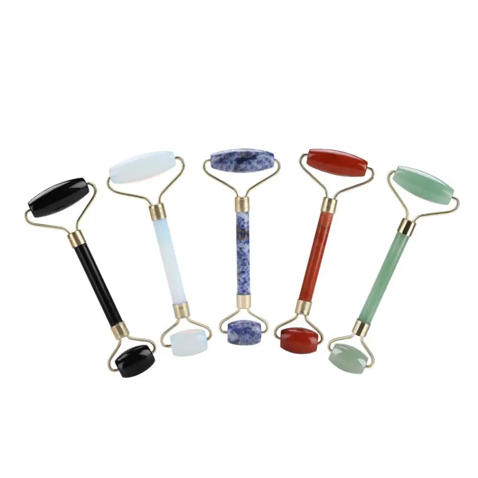 1Pc Natural Jade Face Roller Massager Double-head Massage Wand Roller Anti-Aging Face Eye Neck Massager Facial Thin Lifting Tool
1Pc Natural Jade Face Roller Massager Double-head Massage Wand Roller Anti-Aging Face Eye Neck Massager Facial Thin Lifting Tool