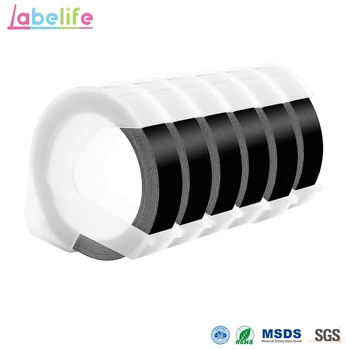 Labelife 6pcs 9mm *3m Dymo 3D Plastic Mixed Color Embossing Tapes for Embossing Label Makers DYMO 15447 1610 1595 2008CP 12965
Labelife 6pcs 9mm *3m Dymo 3D Plastic Mixed Color Embossing Tapes for Embossing Label Makers DYMO 15447 1610 1595 2008CP 12965