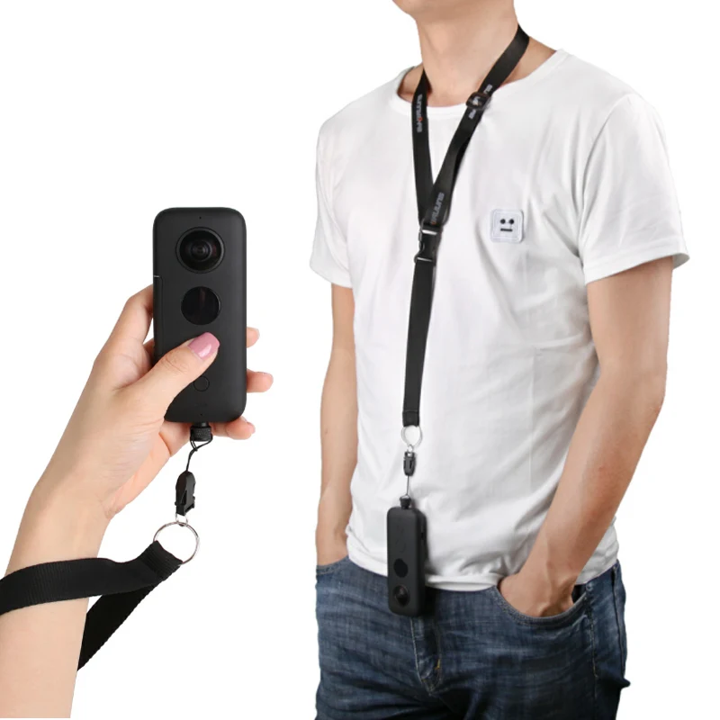 Neck/Wrist Strap Lanyard for insta360 one x Quick-Release Camera Strap Holder Wrist Lanyard Insta 360 Video Camera Accessories
Neck/Wrist Strap Lanyard for insta360 one x Quick-Release Camera Strap Holder Wrist Lanyard Insta 360 Video Camera Accessories