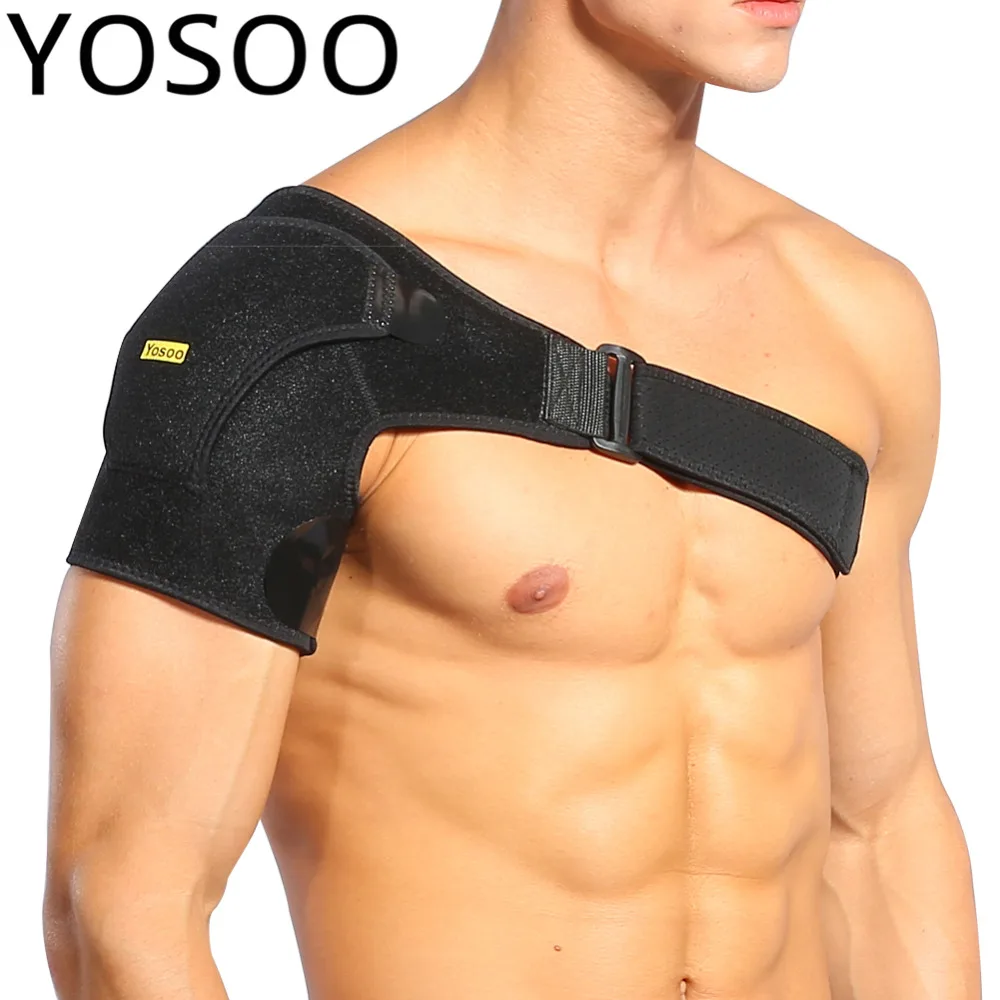 Yosoo Shoulder Support Bandage with Pressure Pad Shoulder Wraps Brace Support Protector For Rotator Cuff Shoulder Strap Support
Yosoo Shoulder Support Bandage with Pressure Pad Shoulder Wraps Brace Support Protector For Rotator Cuff Shoulder Strap Support