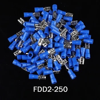 1000Pcs Blue FDD2-250 6.3mm 16-14 AWG Crimp Terminal Connector Insulated Female Spade Wire
1000Pcs Blue FDD2-250 6.3mm 16-14 AWG Crimp Terminal Connector Insulated Female Spade Wire