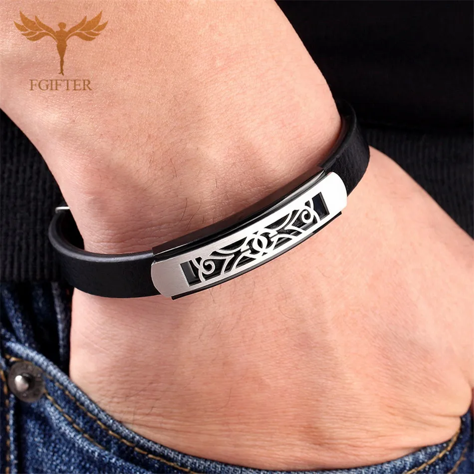 Bohemia Charm Cuff Bracelets Beautiful Pattern Stainless Steel Leather Bracelet Women Men Jewelry Accessories armbanden
Bohemia Charm Cuff Bracelets Beautiful Pattern Stainless Steel Leather Bracelet Women Men Jewelry Accessories armbanden