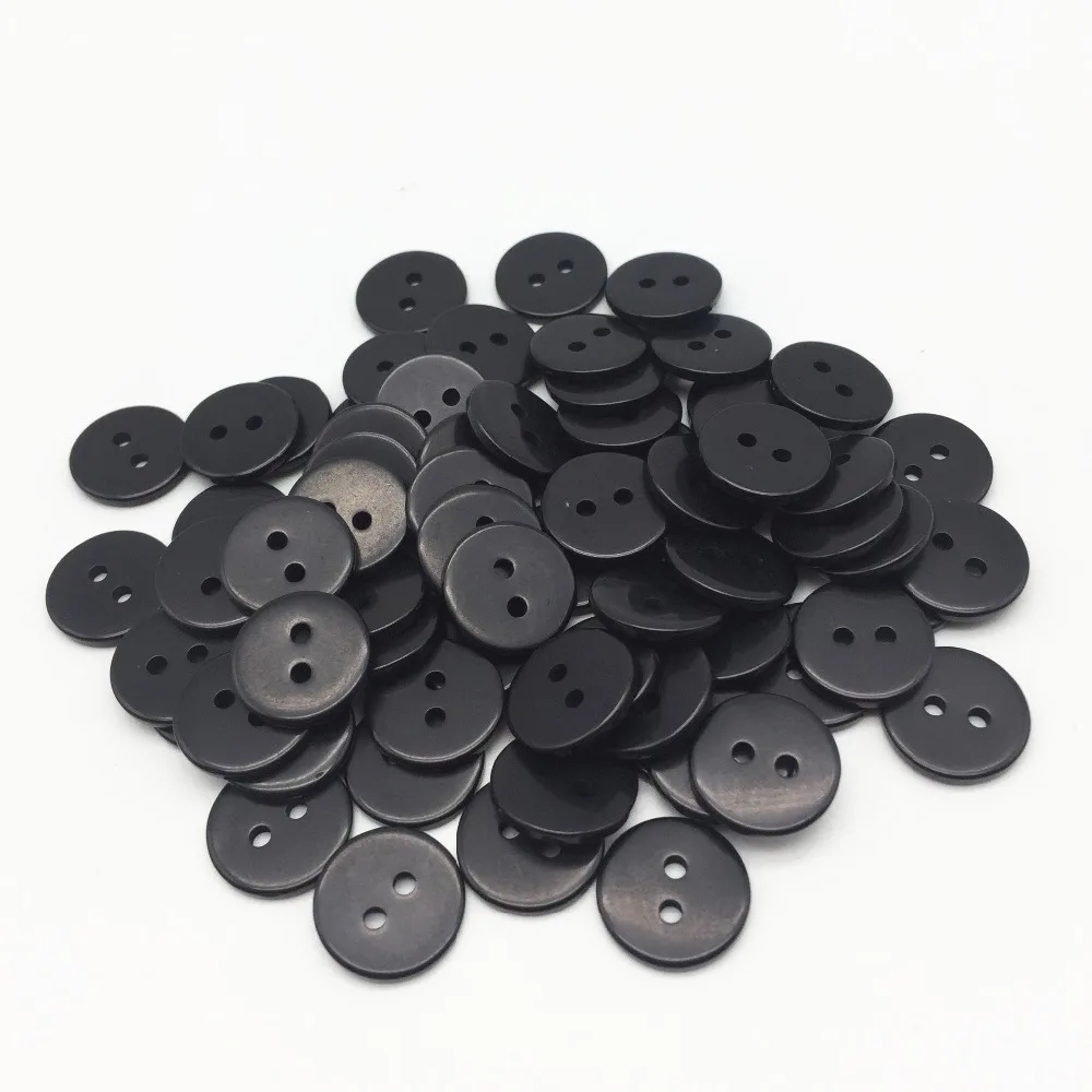 100pcs 15mm Black Resin Round Buttons Sewing 2 Holes Shirt Button For Clothing Scrapbooking Cardmaking
100pcs 15mm Black Resin Round Buttons Sewing 2 Holes Shirt Button For Clothing Scrapbooking Cardmaking