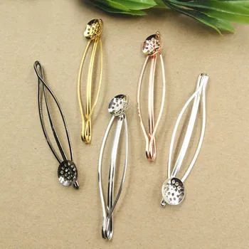 Multi-color Bobby Hairpins Hair Clips Accessories 12mm Circle Bezel Cabochons Base DIY Crafts Hair Women's Bride Clips Making
Multi-color Bobby Hairpins Hair Clips Accessories 12mm Circle Bezel Cabochons Base DIY Crafts Hair Women's Bride Clips Making