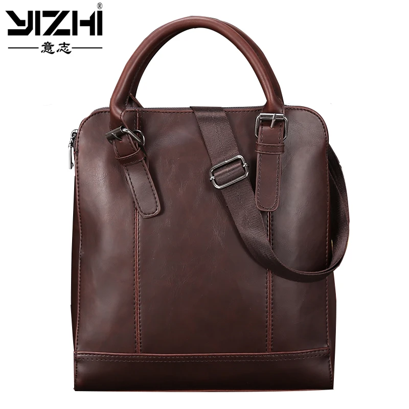 YIZHI2018 Business Men's Briefcase Vertical Shoulder Bag High Quality PU Leather Shoulder Bag Computer Bag
YIZHI2018 Business Men's Briefcase Vertical Shoulder Bag High Quality PU Leather Shoulder Bag Computer Bag