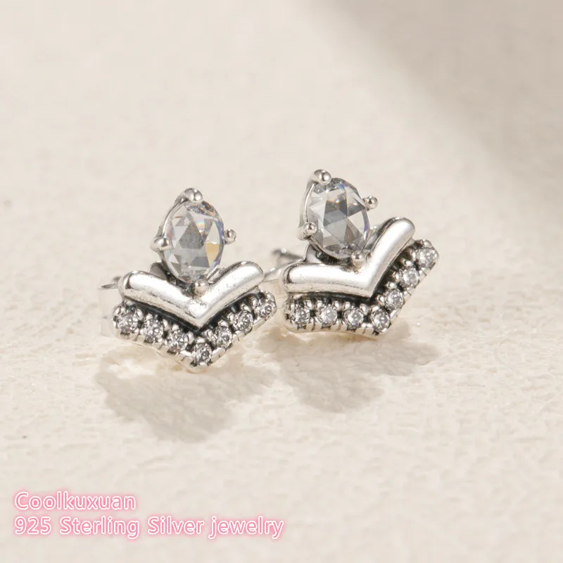 2019 Spring 100% 925 Sterling Silver Classic Wishes Earrings, Clear CZ Original European Style Brand woman Jewelry
2019 Spring 100% 925 Sterling Silver Classic Wishes Earrings, Clear CZ Original European Style Brand woman Jewelry