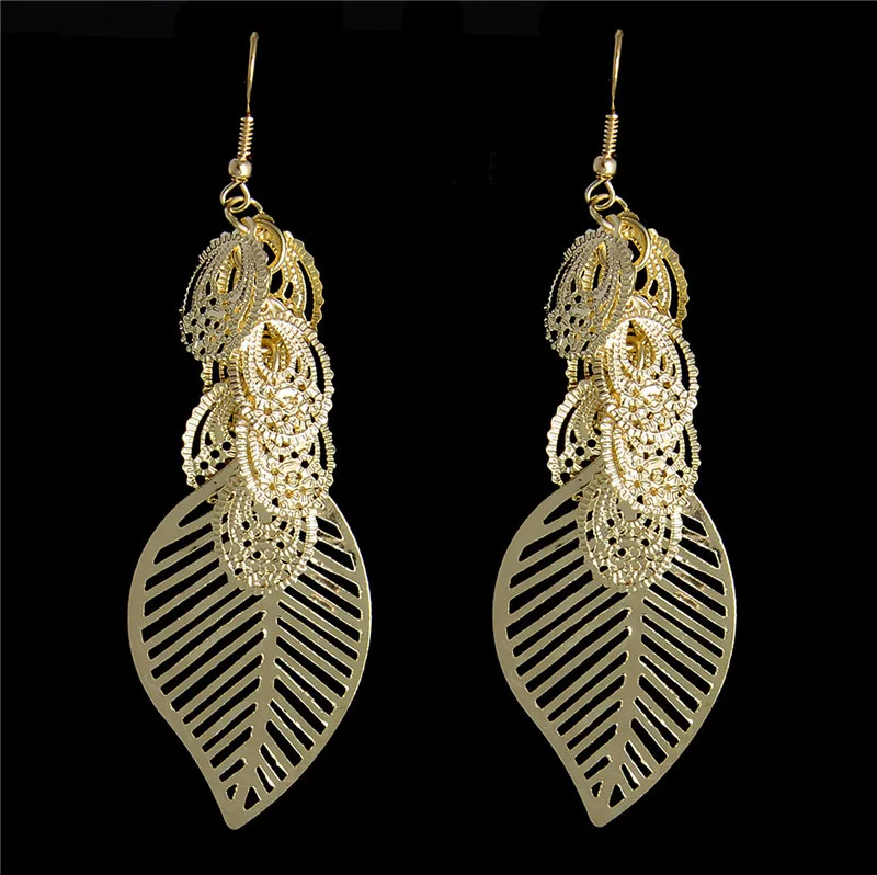 H:HYDE Gold Color Dangle Earrings Women Costume Accessories Jewelry Hollow Out Leaf Shape Earring Long boucle d'oreille femme DY
H:HYDE Gold Color Dangle Earrings Women Costume Accessories Jewelry Hollow Out Leaf Shape Earring Long boucle d'oreille femme DY