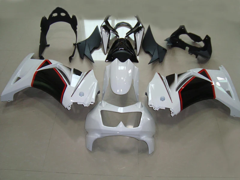 Injection mold Fairing kit for KAWASAKI Ninja ZX250R 08 09 10 11 12 ZX 250R EX250 250R 2008 2010 2012 White black Fairings set
Injection mold Fairing kit for KAWASAKI Ninja ZX250R 08 09 10 11 12 ZX 250R EX250 250R 2008 2010 2012 White black Fairings set