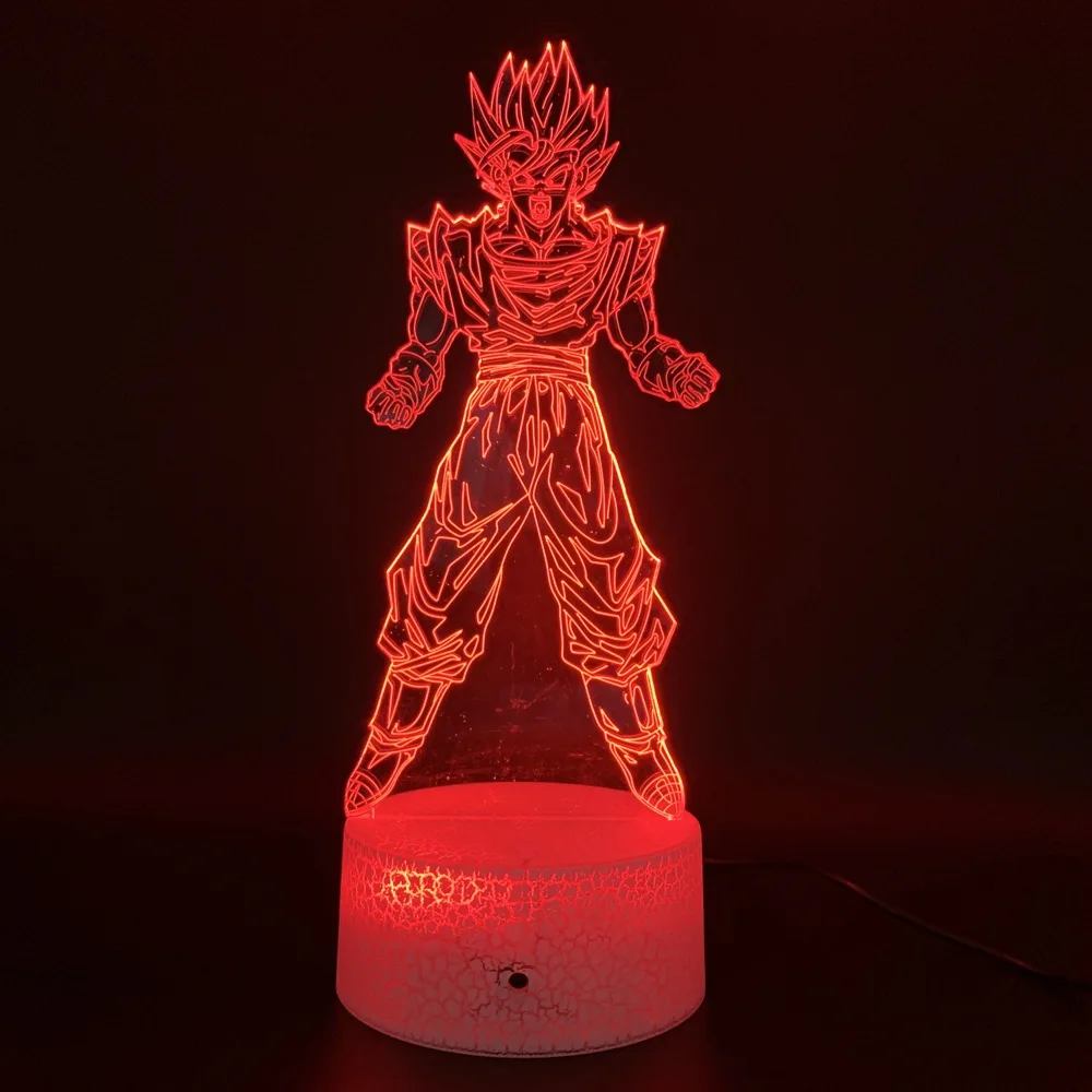 Dragon Ball Z Goku Figure Led Night Light Birthday Gift for Kid Bedroom Decor Nightlight Color Changing 3d Usb Night Lamp Vegeta
Dragon Ball Z Goku Figure Led Night Light Birthday Gift for Kid Bedroom Decor Nightlight Color Changing 3d Usb Night Lamp Vegeta