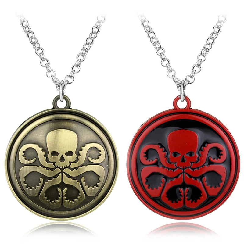 Maverl Avenger 4 Necklace S.H.I.E.L.D Hydra Logo Pendant Necklace Men Fans Movie Accessories
Maverl Avenger 4 Necklace S.H.I.E.L.D Hydra Logo Pendant Necklace Men Fans Movie Accessories