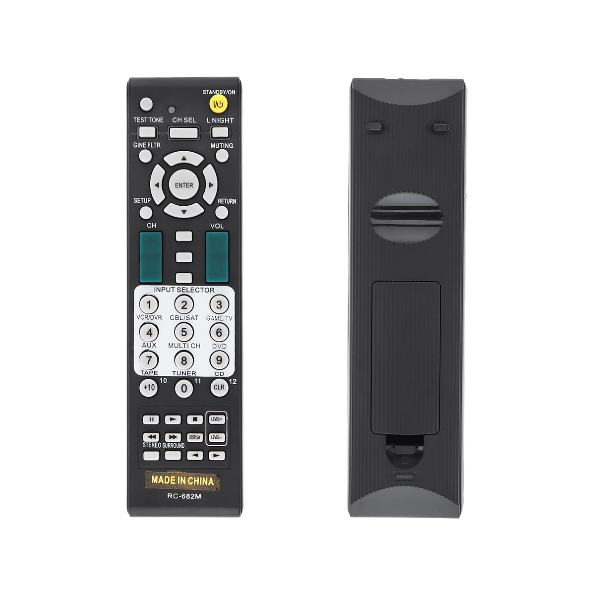 IR 433MHz Replacement AV Receiver Long Remote Control Distance RC-682M for RC-681M / RC-606S / RC-607M / SR603 / SR502 / SR504
IR 433MHz Replacement AV Receiver Long Remote Control Distance RC-682M for RC-681M / RC-606S / RC-607M / SR603 / SR502 / SR504