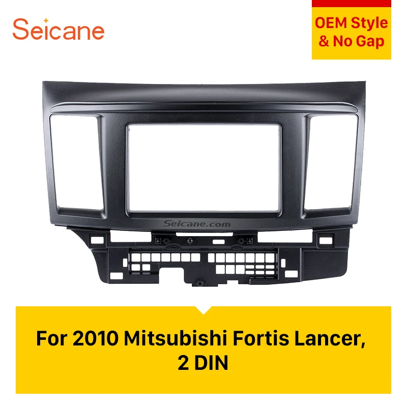 Seicane 2DIN Car Radio Fascia for 2010 Mitsubishi Fortis & Lancer Auto Stereo Installation Frame CD Trim Panel
Seicane 2DIN Car Radio Fascia for 2010 Mitsubishi Fortis & Lancer Auto Stereo Installation Frame CD Trim Panel