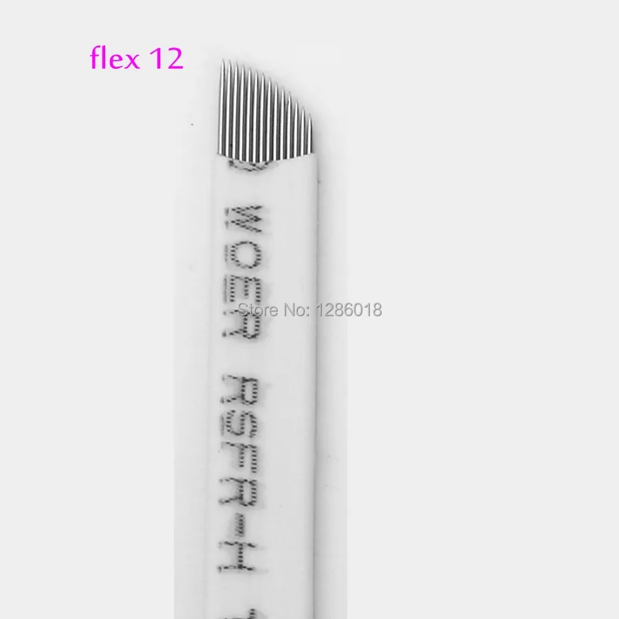 500 PCS Permanent Makeup Manual Eyebrow Tattoo Needles Blade 12 Pin For 3D Embroidery Microblading Tattoo Pen
500 PCS Permanent Makeup Manual Eyebrow Tattoo Needles Blade 12 Pin For 3D Embroidery Microblading Tattoo Pen