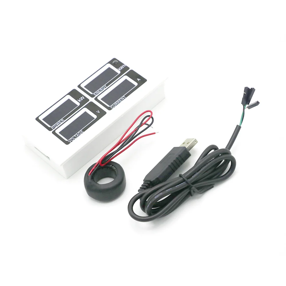 20pcs 4 in1 AC 80-260V 0~100A watt power meter volt amp Ammeter Voltmeter Digital with CT coil & USB cable for software
20pcs 4 in1 AC 80-260V 0~100A watt power meter volt amp Ammeter Voltmeter Digital with CT coil & USB cable for software
