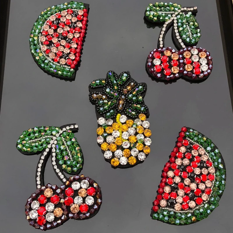 3D Rhinestone Watermelon Bead Patch for Clothing Sewing on Applique DIY Accessories Beading Strawberry Patch
3D Rhinestone Watermelon Bead Patch for Clothing Sewing on Applique DIY Accessories Beading Strawberry Patch