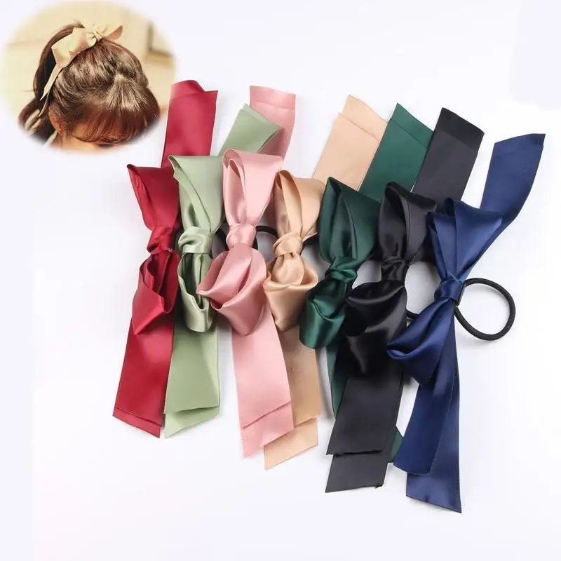 1 pcs Girls Sweet Ribbon Bowknot Hair Bands Fashion Women Big Tie Elastic Hair bands Korean Popular Headwear Hair Accessories
1 pcs Girls Sweet Ribbon Bowknot Hair Bands Fashion Women Big Tie Elastic Hair bands Korean Popular Headwear Hair Accessories