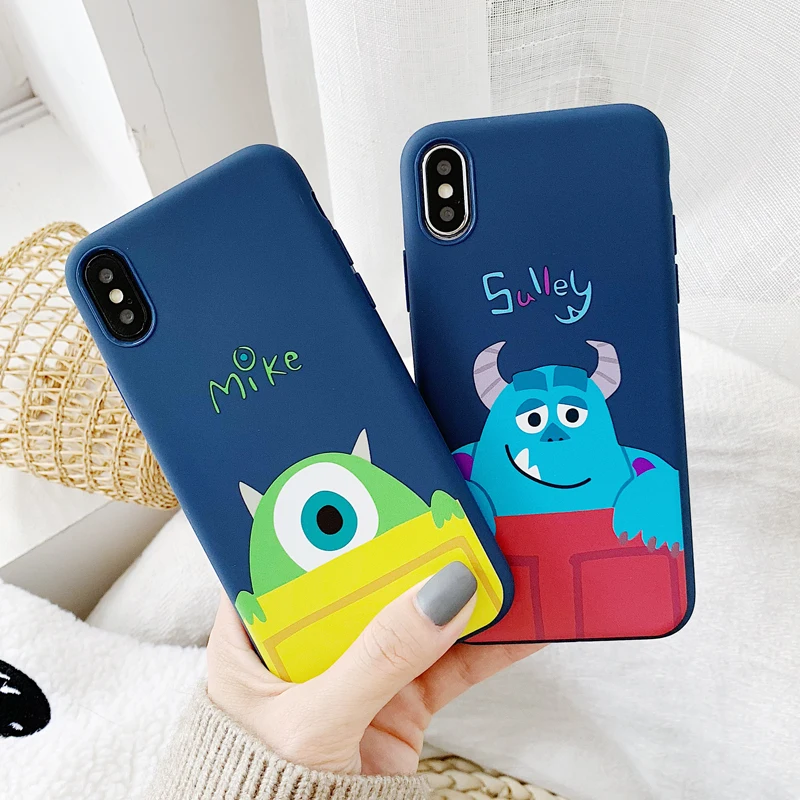 Cartoon Monsters Mike Sulley Case For iPhone XS Max XR X Soft TPU Case For iPhone 7 8 6 6S Plus Cover Coque Frosted Fundas
Cartoon Monsters Mike Sulley Case For iPhone XS Max XR X Soft TPU Case For iPhone 7 8 6 6S Plus Cover Coque Frosted Fundas