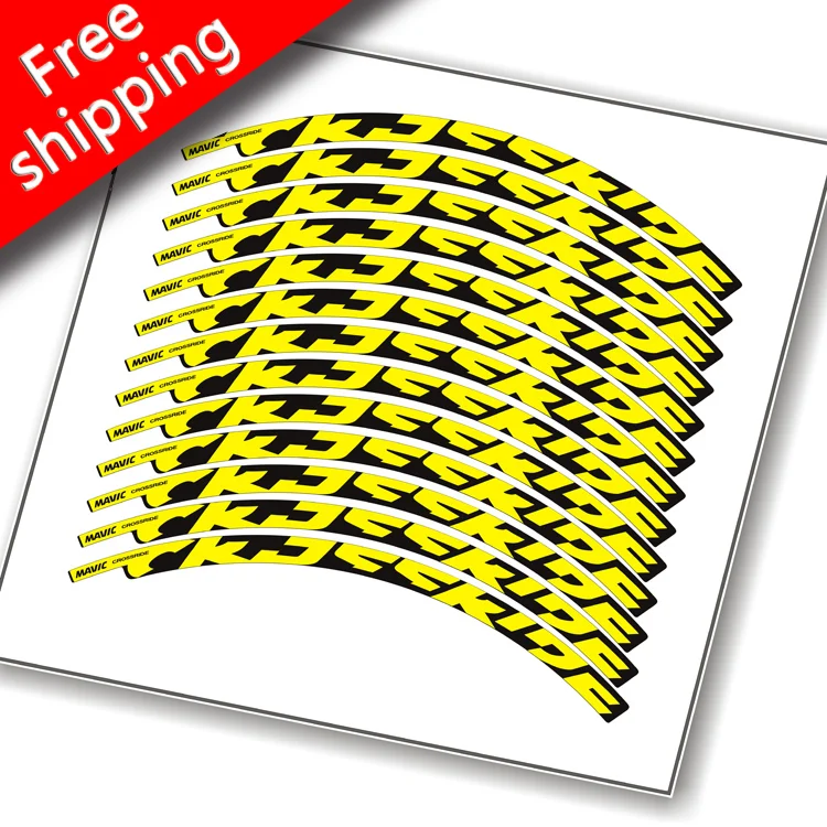 CROSSRIDE Stickers/Decals of mountain Bike/bicycle carbon wheel rim MTB for 26er 27.5er 29er free shipping
CROSSRIDE Stickers/Decals of mountain Bike/bicycle carbon wheel rim MTB for 26er 27.5er 29er free shipping
