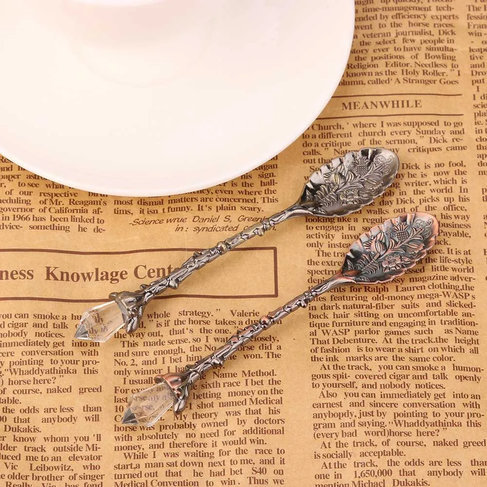 Spoon Sugar Tea Dessert Cake Retro Coffee Crystal Head Pattern Style Coffee Sugar Tea Dessert Spoon Fork Kitchen Tableware #or
Spoon Sugar Tea Dessert Cake Retro Coffee Crystal Head Pattern Style Coffee Sugar Tea Dessert Spoon Fork Kitchen Tableware #or