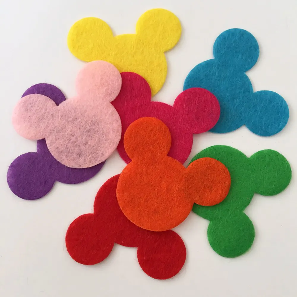 NEW 50PCS Mix 30*35mm Padded Felt Mouse Head Appliques Crafts Wedding Making Diy A67A
NEW 50PCS Mix 30*35mm Padded Felt Mouse Head Appliques Crafts Wedding Making Diy A67A