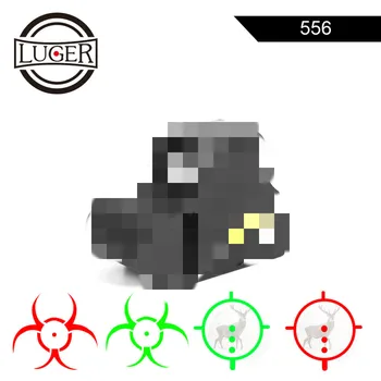 LUGER 556 Red Green Dot Hunting Scope Holographic Reflex Tactical Riflescope With 20mm Mount For Airsoft Gun Collimator Sight
LUGER 556 Red Green Dot Hunting Scope Holographic Reflex Tactical Riflescope With 20mm Mount For Airsoft Gun Collimator Sight