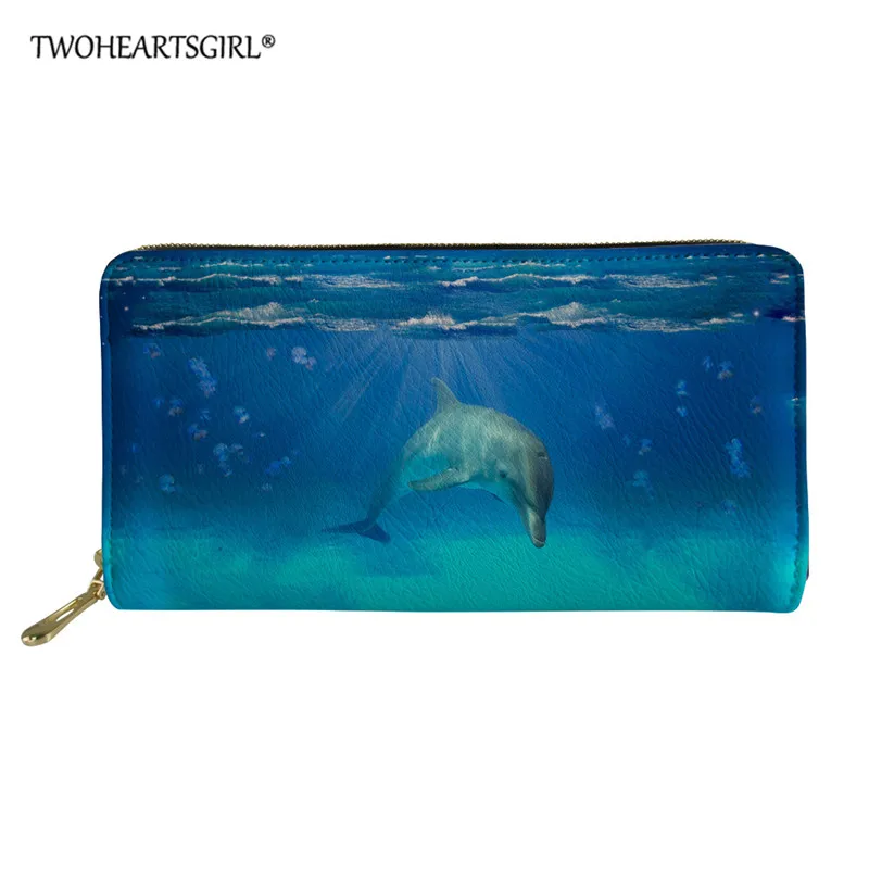 Twoheartsgirl Dolphin PU Leather Women Zipper Long Wallet Ladies Purse Female Wallets Purse Card Holder coin cash bag femme
Twoheartsgirl Dolphin PU Leather Women Zipper Long Wallet Ladies Purse Female Wallets Purse Card Holder coin cash bag femme