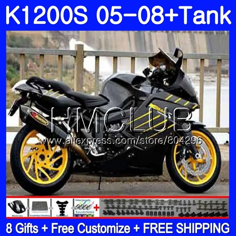 Body For BMW K1200 S K 1200 S K 1200S Gloss black 05 06 07 08 09 10 116HM10 K-1200S K1200S 2005 2006 2007 2008 2009 2010 Fairing
Body For BMW K1200 S K 1200 S K 1200S Gloss black 05 06 07 08 09 10 116HM10 K-1200S K1200S 2005 2006 2007 2008 2009 2010 Fairing