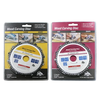 5 Inch Multi-Functional Woodworking Chain Grinder Chain Saws Disc Chain Plate Tool Wood Carving Disc Angle Grinding Tool
5 Inch Multi-Functional Woodworking Chain Grinder Chain Saws Disc Chain Plate Tool Wood Carving Disc Angle Grinding Tool