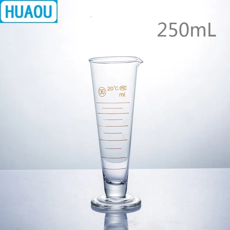 HUAOU 250 мл выпускные короткие линии с носиком измерительный стакан цилиндр