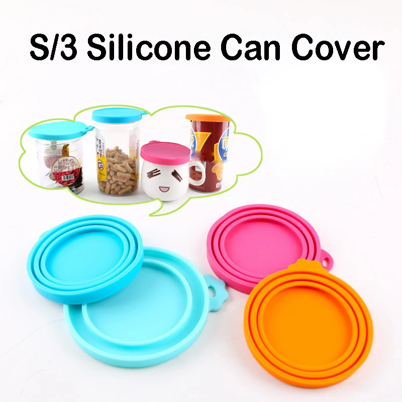 Set of 3 Pet feeder Can Cover Pet Dog Feeding Food Bowls Seal Silicone Cover Fresh Keeping Stretch Lids Caps For Pet Food Pot
Set of 3 Pet feeder Can Cover Pet Dog Feeding Food Bowls Seal Silicone Cover Fresh Keeping Stretch Lids Caps For Pet Food Pot