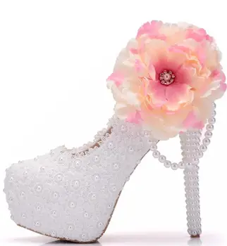 Lace Pink Flower Sandals Fashion Wedding Pumps High Heels Round Toe Plateform Sexy Sandals Women Party Shoes
Lace Pink Flower Sandals Fashion Wedding Pumps High Heels Round Toe Plateform Sexy Sandals Women Party Shoes