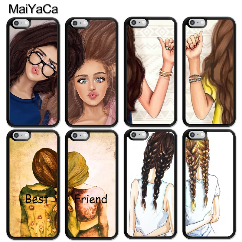 MaiYaCa Girls Brunette Blonde Best Friends BFF Matching Printed Mobile Phone Cases For iPhone 6S 7 8 Plus X XR XS MAX 5 SE Cover
MaiYaCa Girls Brunette Blonde Best Friends BFF Matching Printed Mobile Phone Cases For iPhone 6S 7 8 Plus X XR XS MAX 5 SE Cover