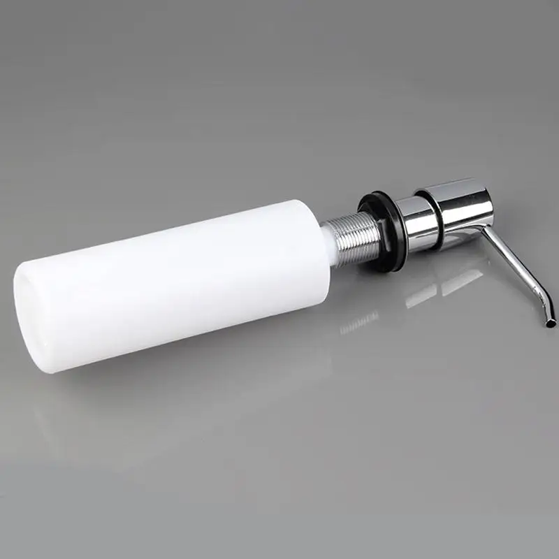 New Kitchen Bathroom Sink Soap Lotion Dispenser Stainless Head + ABS Bottle Lotion Dispenser Home Improvement Bathroom Products
New Kitchen Bathroom Sink Soap Lotion Dispenser Stainless Head + ABS Bottle Lotion Dispenser Home Improvement Bathroom Products