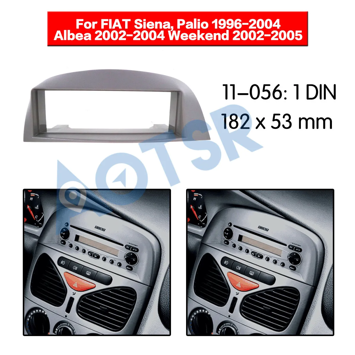Рамка для автомобильного радио FIAT Siena Palio 1996-2004 Albea 2002-2004 выходной 2002-2005 адаптер
