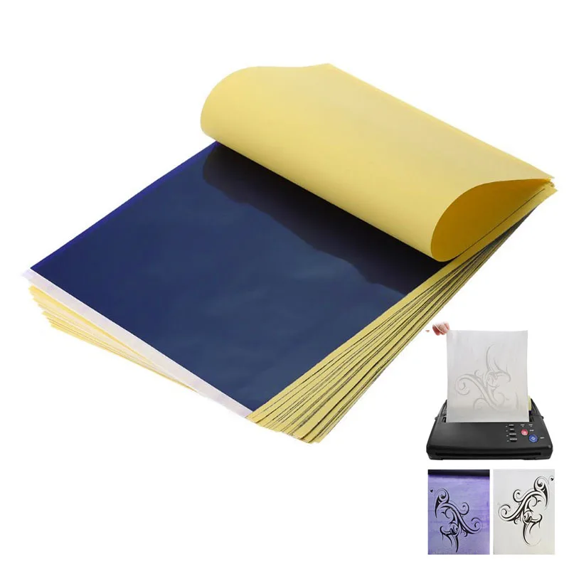Tattoo Transfer Paper 100pcs Tattoo Supplies 4 Layers Copy Carbon Tracing Paper Thermal Transfer Papier Tattoo Stencil Tatuagem
Tattoo Transfer Paper 100pcs Tattoo Supplies 4 Layers Copy Carbon Tracing Paper Thermal Transfer Papier Tattoo Stencil Tatuagem