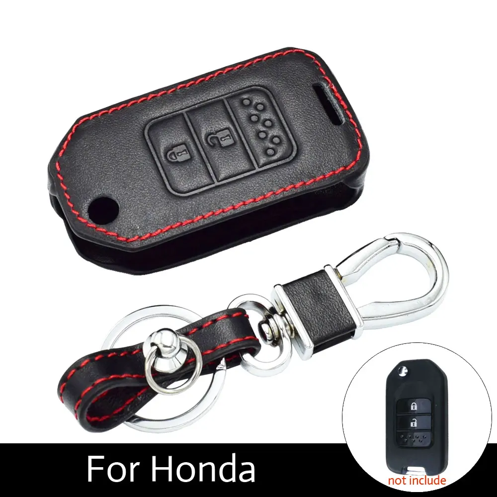 2 Buttons Leather Car Key Case Folding Remote Fob Cover Keychain Holder Protector Bag For Honda Crider Accord Jade CRV Accessory
2 Buttons Leather Car Key Case Folding Remote Fob Cover Keychain Holder Protector Bag For Honda Crider Accord Jade CRV Accessory