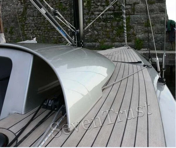 12.5 Meter Roll Marine Boat Yacht Grey Synthetic Teak Decking 190*5mm with Black Caulking Stripes
12.5 Meter Roll Marine Boat Yacht Grey Synthetic Teak Decking 190*5mm with Black Caulking Stripes