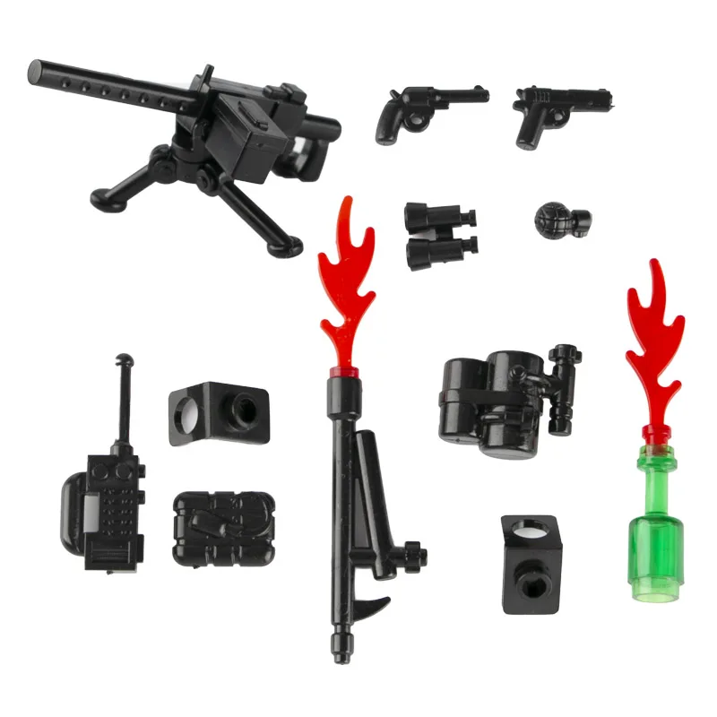 WW2 Soviet Army Military SWAT Weapon Building Blocks Pack City Police Soldier Series parts Accessories MOC Brick Toys Children
WW2 Soviet Army Military SWAT Weapon Building Blocks Pack City Police Soldier Series parts Accessories MOC Brick Toys Children