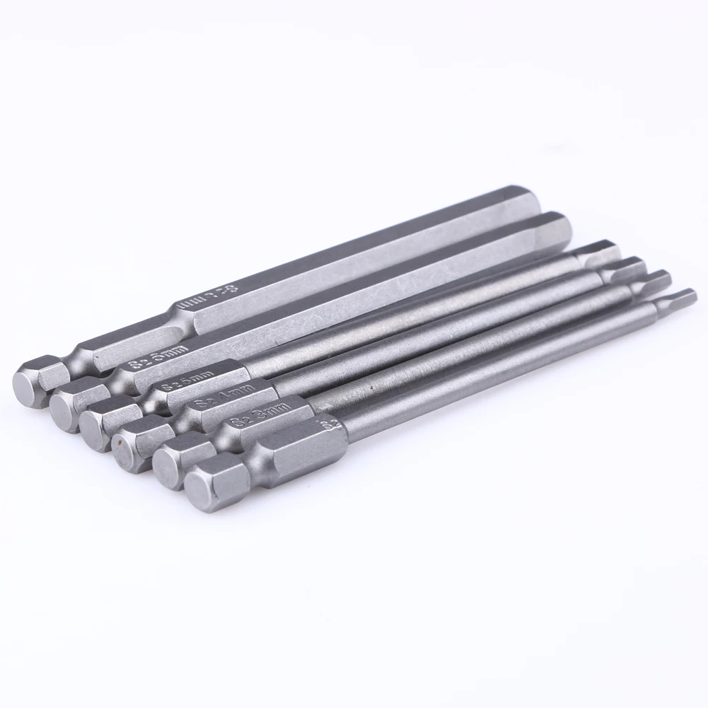 6pcs Magnetic Hexagon Screwdriver Bits H2.5 H3 H4 H5 H6 H8 Drill Hex Shank Electric Screwdrier Tool 1/4 Inch 100mm TH4
6pcs Magnetic Hexagon Screwdriver Bits H2.5 H3 H4 H5 H6 H8 Drill Hex Shank Electric Screwdrier Tool 1/4 Inch 100mm TH4