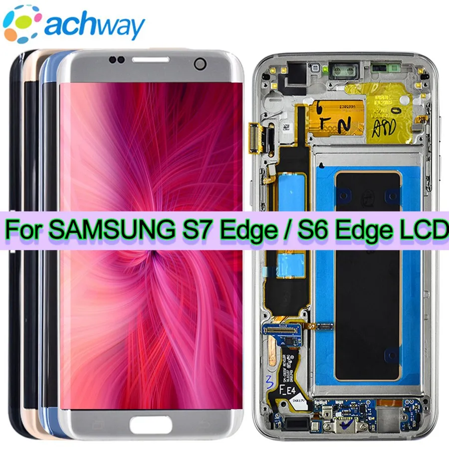 For Samsung Galaxy S7 EDGE G935 G935F LCD Display Touch Screen Digitizer 5.5" FHD For Samsung S7 Edge LCD Pantalla Replacement
For Samsung Galaxy S7 EDGE G935 G935F LCD Display Touch Screen Digitizer 5.5" FHD For Samsung S7 Edge LCD Pantalla Replacement