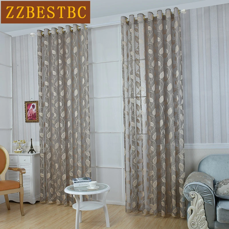 Modern minimalist leaf pattern jacquard tulle curtains for Living Room Lace Voile Curtain for Bedroom 5 colors can be selected
Modern minimalist leaf pattern jacquard tulle curtains for Living Room Lace Voile Curtain for Bedroom 5 colors can be selected